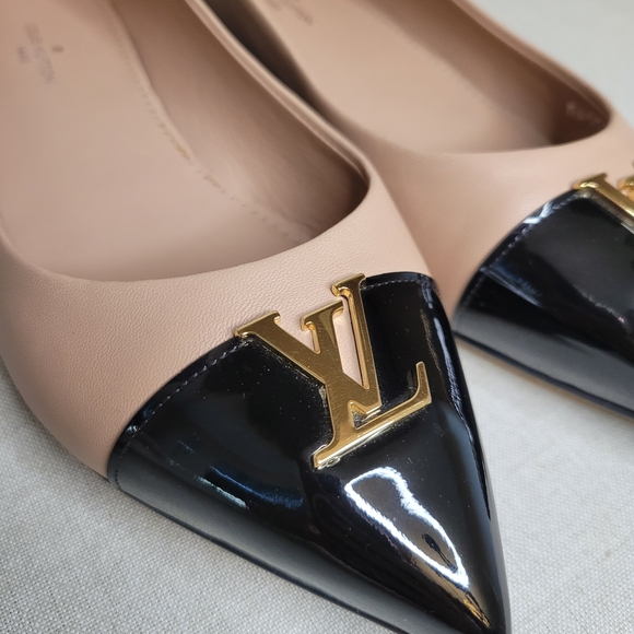 Louis Vuitton Beige and Black Women's Flats Size 36.5 - Picture 3 of 9